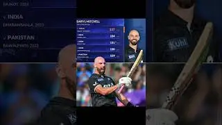 Mitchell loves batting against India 🔥#darylmitchell#indvsnz#odicricket#iccrankings#explore#tweening