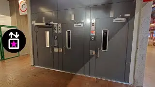 Stockholm, SWE: MODERNISED by KONE - 3x Asea-Graham Traction Elevators at Garnisonen, Karlavägen 100