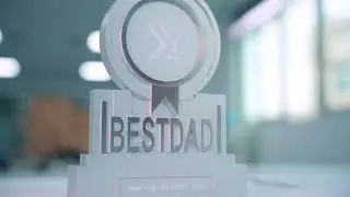 CNC Machining the Worlds Best Dad Trophy!