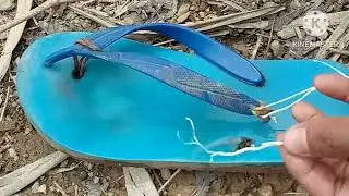 How to fix broken slippers Best Idea👍tuti hui slippers ko kaise jode ham se sikho 😀