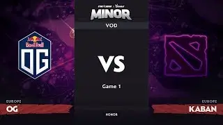 [RU] OG vs Kaban, Game 1, EU Qualifiers, StarLadder ImbaTV Dota 2 Minor