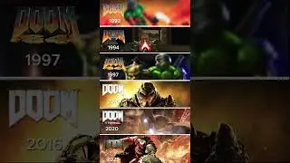 Doom Evolution in 60 sec - From 1993 to The Dark Ages (2025) #shorts #doom #doomthedarkages