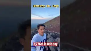 #climbing #fujisan #funny #japan #travel #hikingadventures in one day