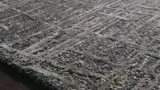 Juneau Rug in Charcoal & Charcoal by Loloi
