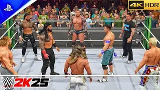 WWE 2K25 - Legendary 8-Man Money in the Bank Ladder Match | PS5™ Pro [4K HDR]