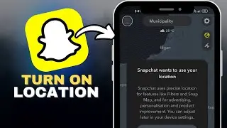 How To Turn On Snapchat Location in SECONDS!