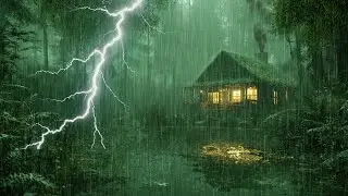 HEAVY RAIN AND THUNDER SOUNDS - DEEP SLEEP | Thunderstorm for Sleeping - Rain Sound Comfort #2