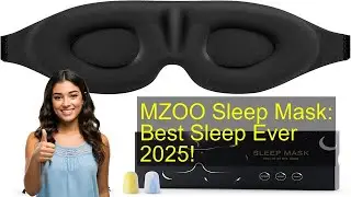 MZOO Sleep Mask: Best Sleep Ever 2025!