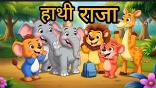 हाथी राजा के दोस्त || kids video || बच्चों की वीडियो || nursery rhymes 