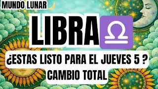 LIBRA♎ALERTA ROJA!🚨JUEVES 5 RECIBIRÁS UNA NOTICIA IMPACTANTE😱VAS A VIVIR LA MEJOR ETAPA DE TU VIDA