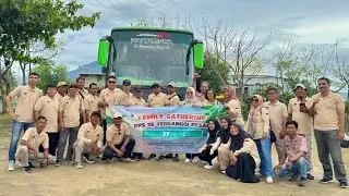 FAMILY GATHERING PANITIA PEMUNGUTAN SUARA (PPS) SE-TERBANGGI BESAR, JALAN-JALAN KE PANTAI KEDU WARNA