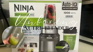 UNBOXING NINJA NUTRI-BLENDER PRO | LET&rsquo;s MAKE DETOX JUICE || SIMPLY MRS. B