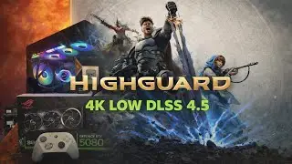 HIGHGUARD 4k low DLSS 4.5 RTX 5080 