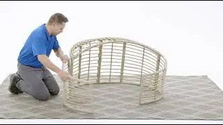2033925684 Better Homes and Gardens Round Egg Chair YG#FRS51433 Assembly