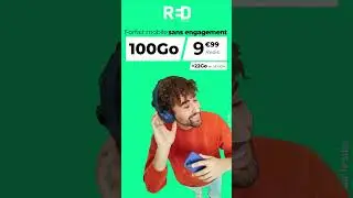 RED by SFR - Forfait Mobile sans engagement 100Go &agrave; 10,99euros par mois