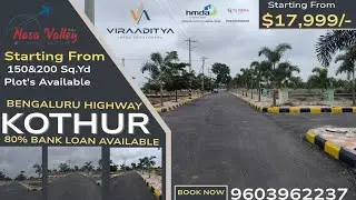Gated community plots in KOTHUR | Near Shamshabad Hyderabad | HMDA&RERA Approved Call: 9603962237