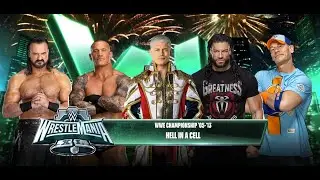 WWE2K24 - John Cena vs Roman Reigns vs Drew McIntyre vs Cody Rhodes vs Randy Orton #wwe2k24 #wwe
