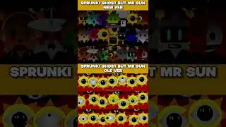 SPRUNKI GHOST BUT MR SUN NEW VER 🆚 OLD VER #roblox #roblox #gameplay #games #shortvideo #incredibox