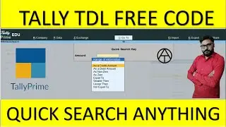 Tally TDL: Quick Search Feature in Daybook Custom Search by Voucher Type, Amount Date, Ledger & More