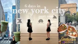 New York City Vlog pt.1 | L’industrie, Caffè Panna, Matcha, MoMA, Washington Square Park, & more!