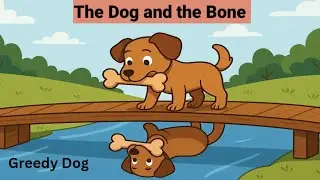 greedy dog story | the dog and the Bone | english story 