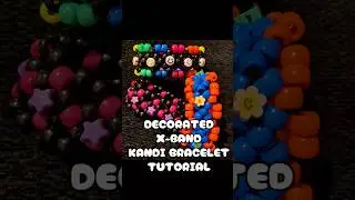Decorated X-Band Kandi Cuff Tutorial #kandi #tutorial