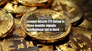 Крупнейший за три месяца приток средств в биткоин-ETF свидетельствует о возобновлении институцион...