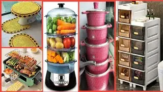 Amazon Flipkart New Smart Kitchen Products online available Storage rack Baskets Cleaning tools mop