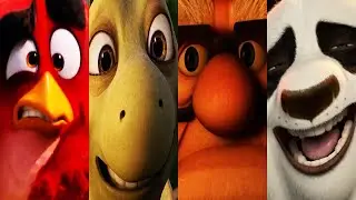 1 Second from 34 Animated Movies