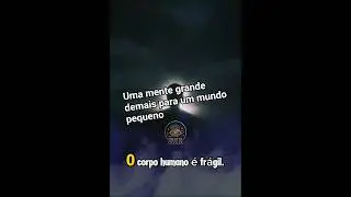Uma mente grande demais para um mundo pequeno #MenteHumana #Consci&ecirc;ncia #FilosofiaModerna