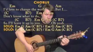 I'd Love To Change the World (Ten Years After) Strum Guitar Cover Lesson with Chords/Lyrics