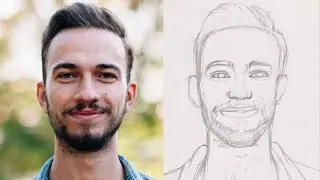 Drawing portrait is a Boy Time lapse artwork dumit3 arts