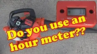 Do you use an hour meter on your 2 stroke equipment?