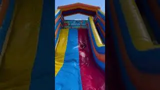 Crazy Inflatable Slide #slide #hugeslide #crazyslide #megaslide #inflatableslide #giantslide #fun