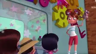 Puppy dog Pals design a dog kids cheering slow motion 