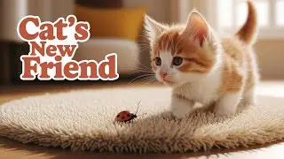 🐞😺 Unexpected Visitor! Cat's Hilarious Reaction to Beetle on Tail | Kitty Play Play