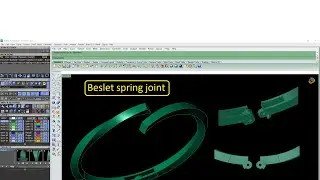 Beslet spring joint || #caddesign #antiquejewellery