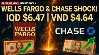 Банки Wells Fargo и Chase потрясли рынок! Иракский динар достиг отметки в 6,47 доллара, а вьетнам...