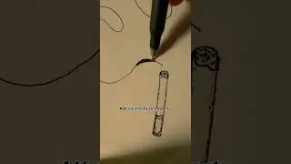 trick to draw smoke easily 🚬 #shorts @calmart