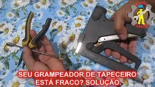 Grampeador de Tapeceiro, Como dar mais Pressão.