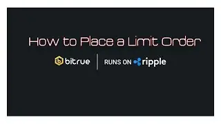 How to Place a Crypto Limit Order on Bitrue or any Exchange in 4mins