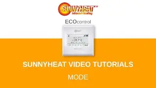 SUNNYHEAT ECOcontrol tutorial: mode