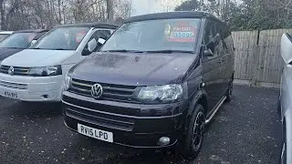 Blackberry Vw Camper  with Solar and 140BHP, pop top roof, fridge and diesel hater