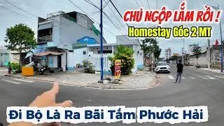 Chủ Ngộp Lắm Rồi !! Bán Homestay Góc 2 Mặt Tiền Đi Bộ Ra Là Bãi Tắm Phước Hải BRVT .