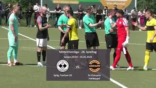 Mittelrheinliga | 28. Spieltag | SpVg. Frechen 20 vs. SV Eintracht Hohkeppel