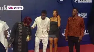WATCH: Thomas Partey and his wife arrive at the Ghana Football Awards | Citi Sports