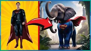 AVENGERS but Elephant 🐘 All Characters (Marvel & DC) 2024