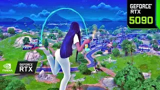 Fortnite Kim Kardashian Skin Gameplay | RTX 5090 4K MAX Graphics + Ray Tracing ON #fortnite