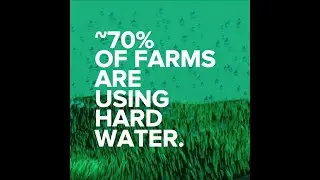 ‼️ 70% of farms are using moderately hard to very hard water &ndash; and they don't know it!