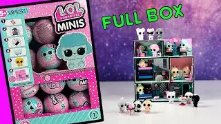 LOL Surprise Minis Full Unboxing, Collect all 18 and Build a Mini LOL Surprise House